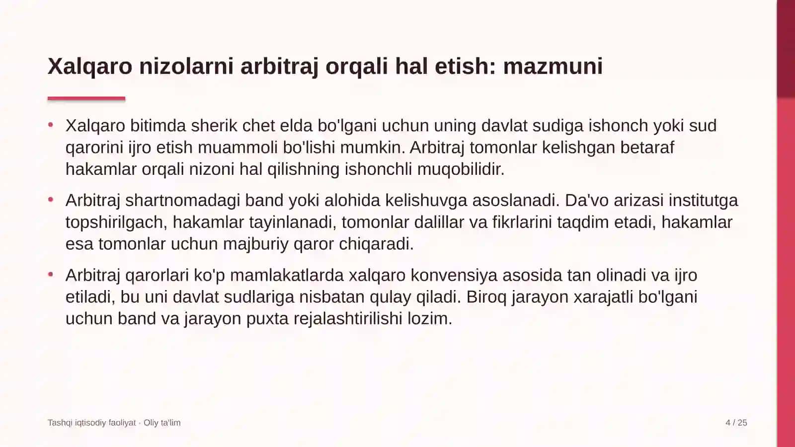 festival turizmida xalqaro nizolarni arbitraj orqali hal etish 5668 4