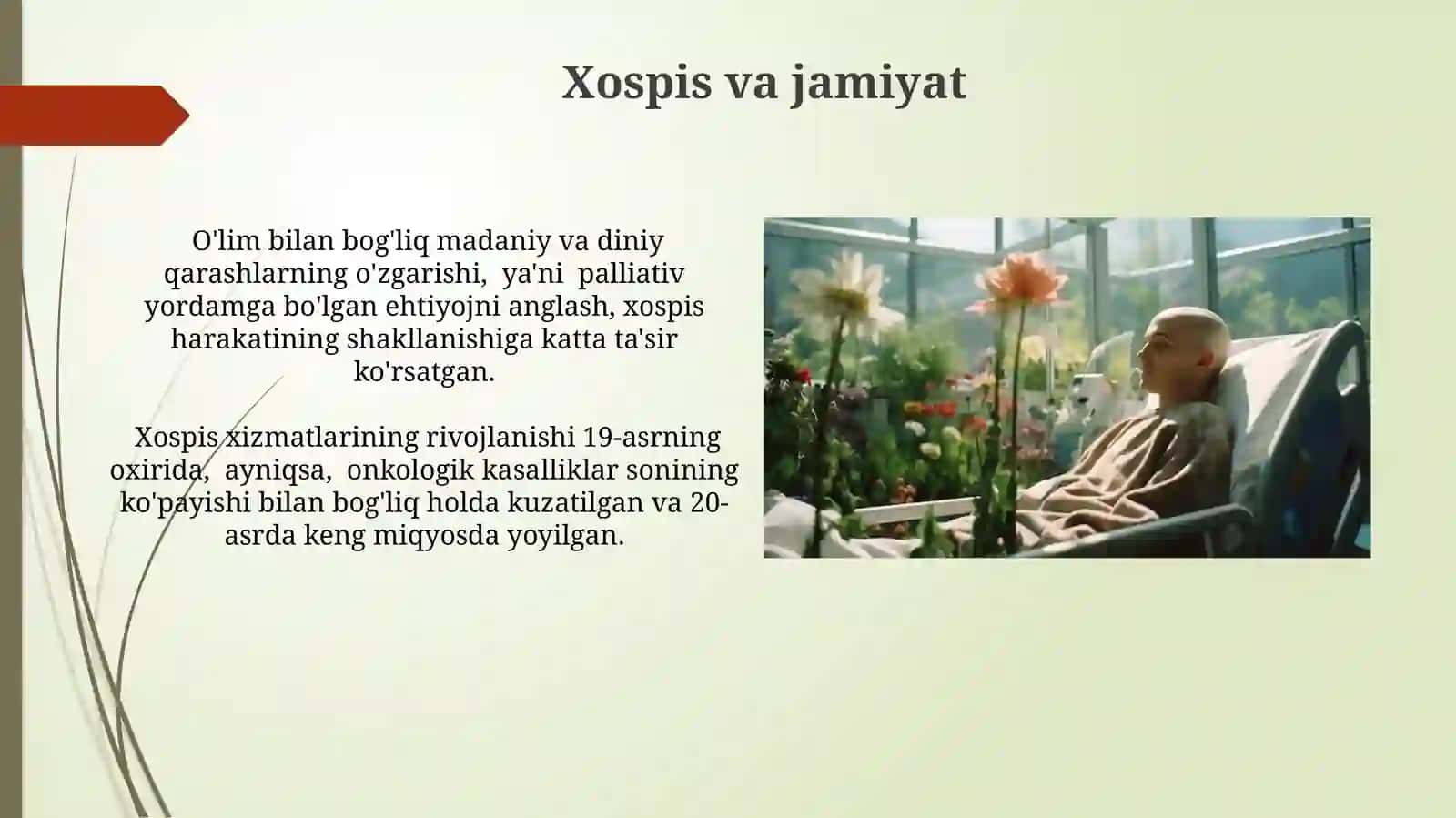 Etika nazariyalari. Xospislarning vujudga kelish tarixi 4