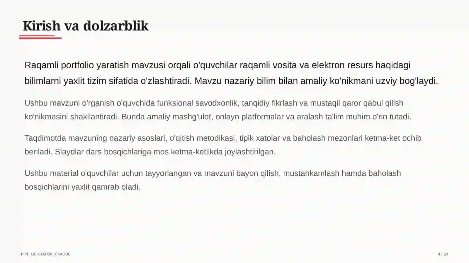 Raqamli portfolio yaratish 4