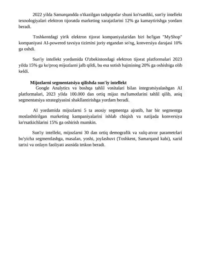 Sun'iy intellekt texnologiyalarining ro'li 4