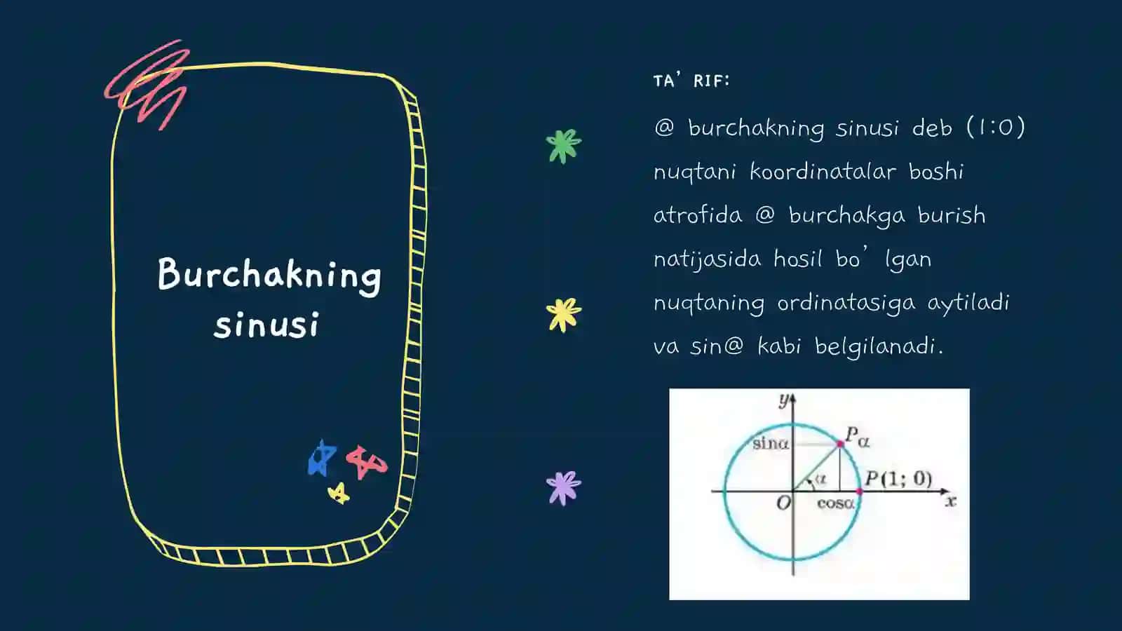 TRIGONOMETRIYA BO’LIMINING TARIXI 4
