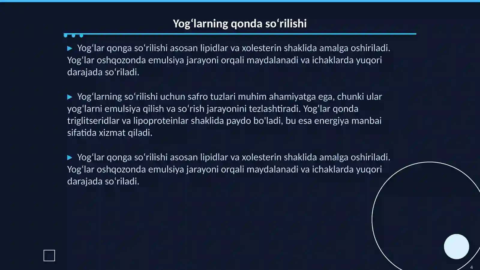 Oziq moddalarning qonga so‘rilish mexanizmlari 4
