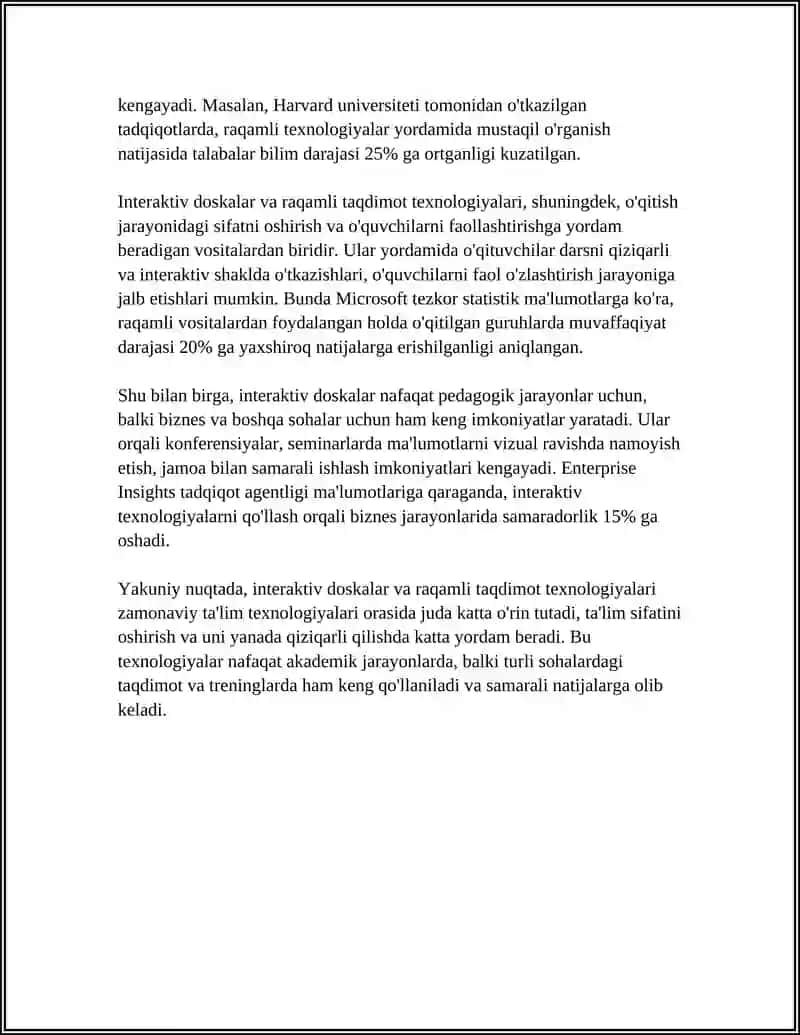 Interaktiv doskalar va raqamli taqdimot texnologiyalari 4