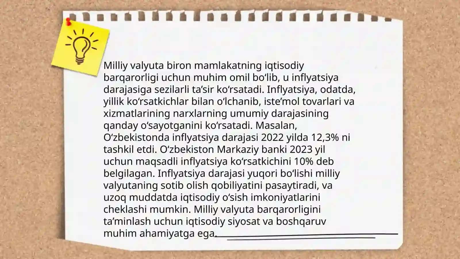 Milliy valyuta va unga ta'sir etuvchi omillar 4