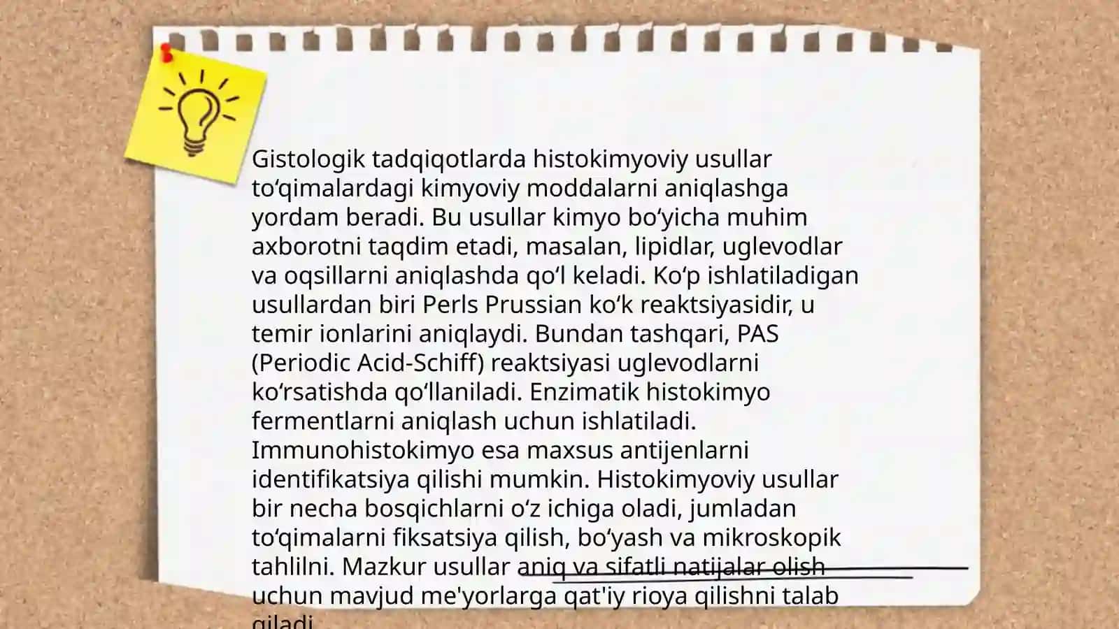 Gistologiya fanida qo‘llaniladigan o‘rganish usullari 4