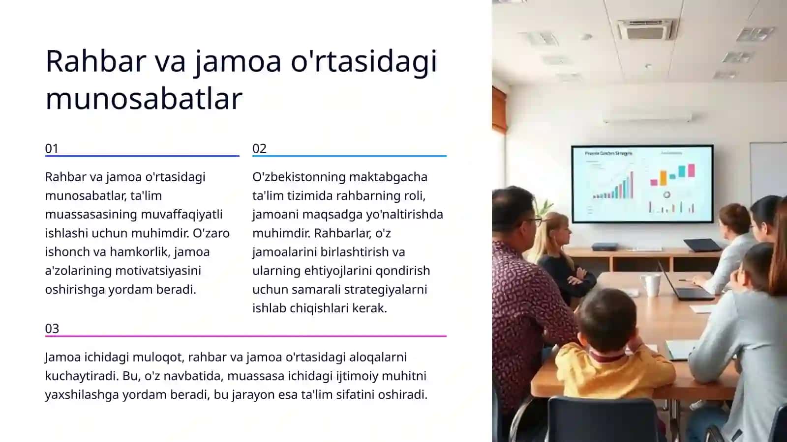 Maktabgacha ta'lim menejmenti fani Rahbarga bo'ysunshda jamoa ta'siri 4