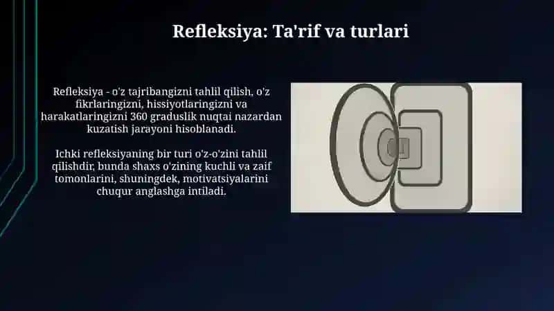Psixika va aks ettirish 4