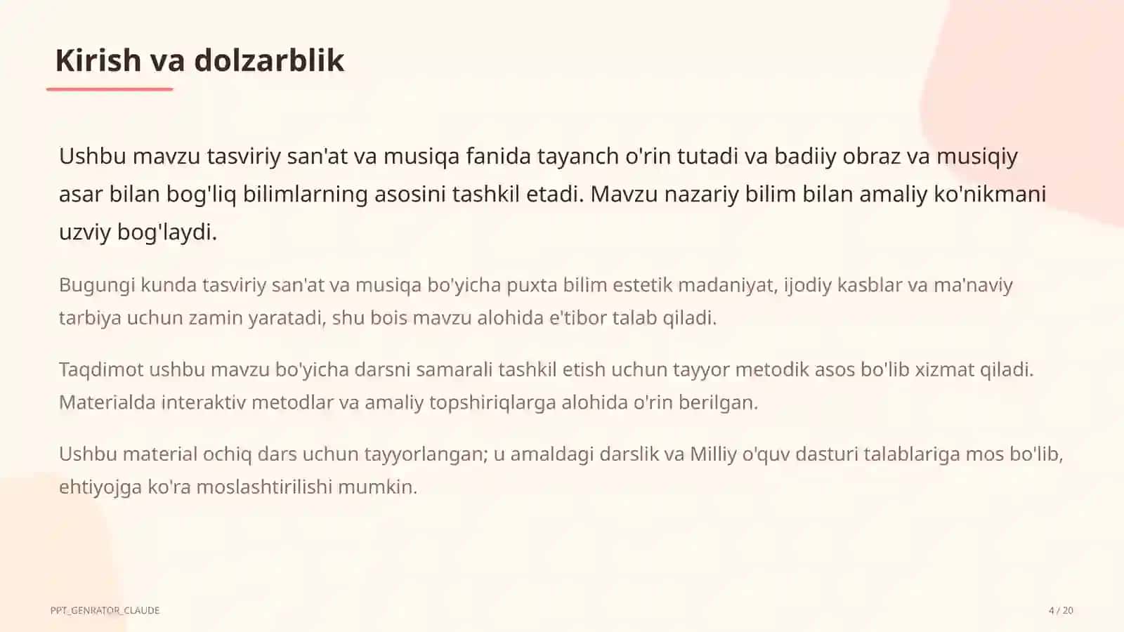 Me'morchilik yodgorliklari: Registon va Ichan-qal'a (6-sinf) 4