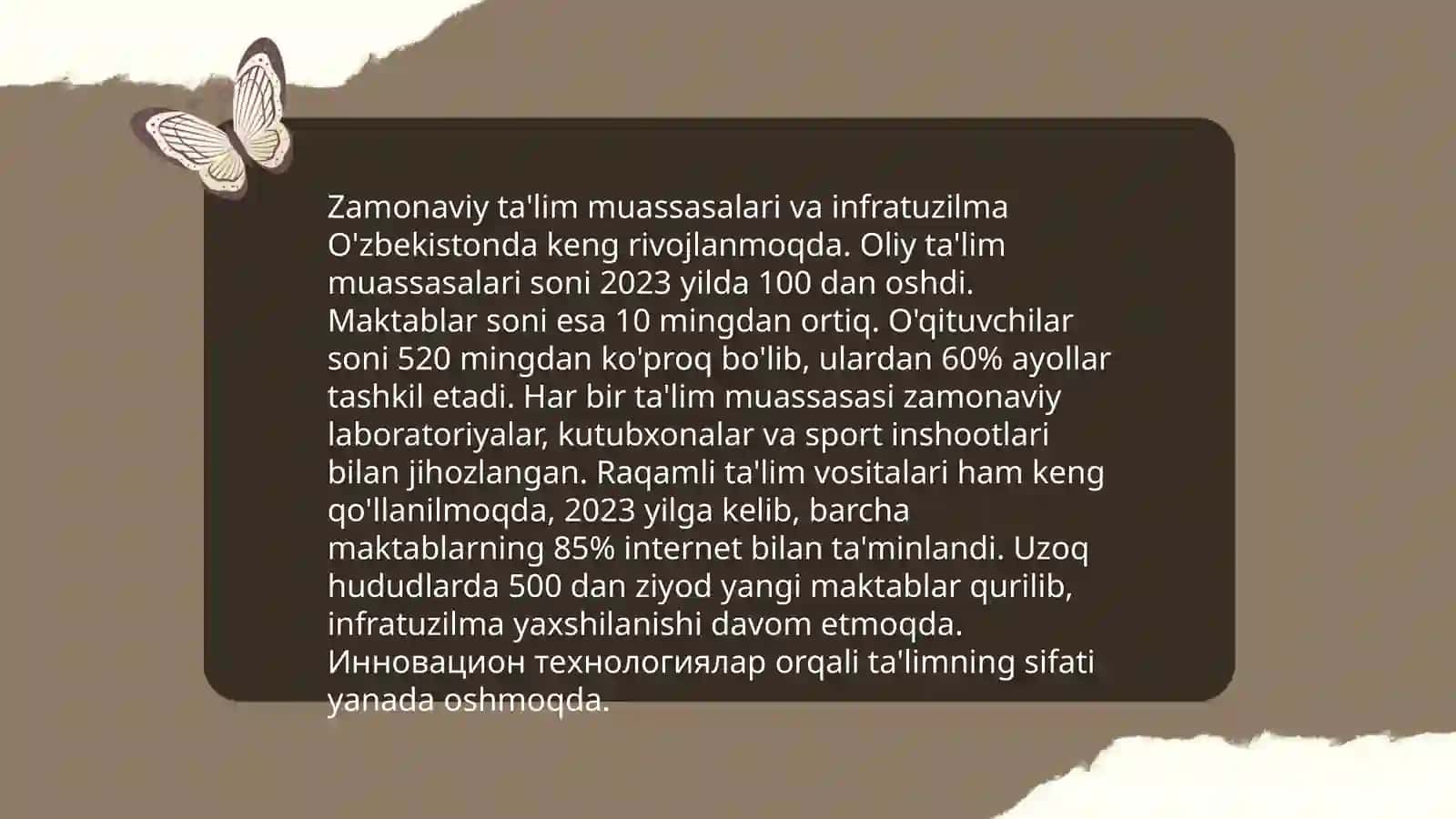 O'zbekistonda talim rivojining oziga xos xususiyatlari 4