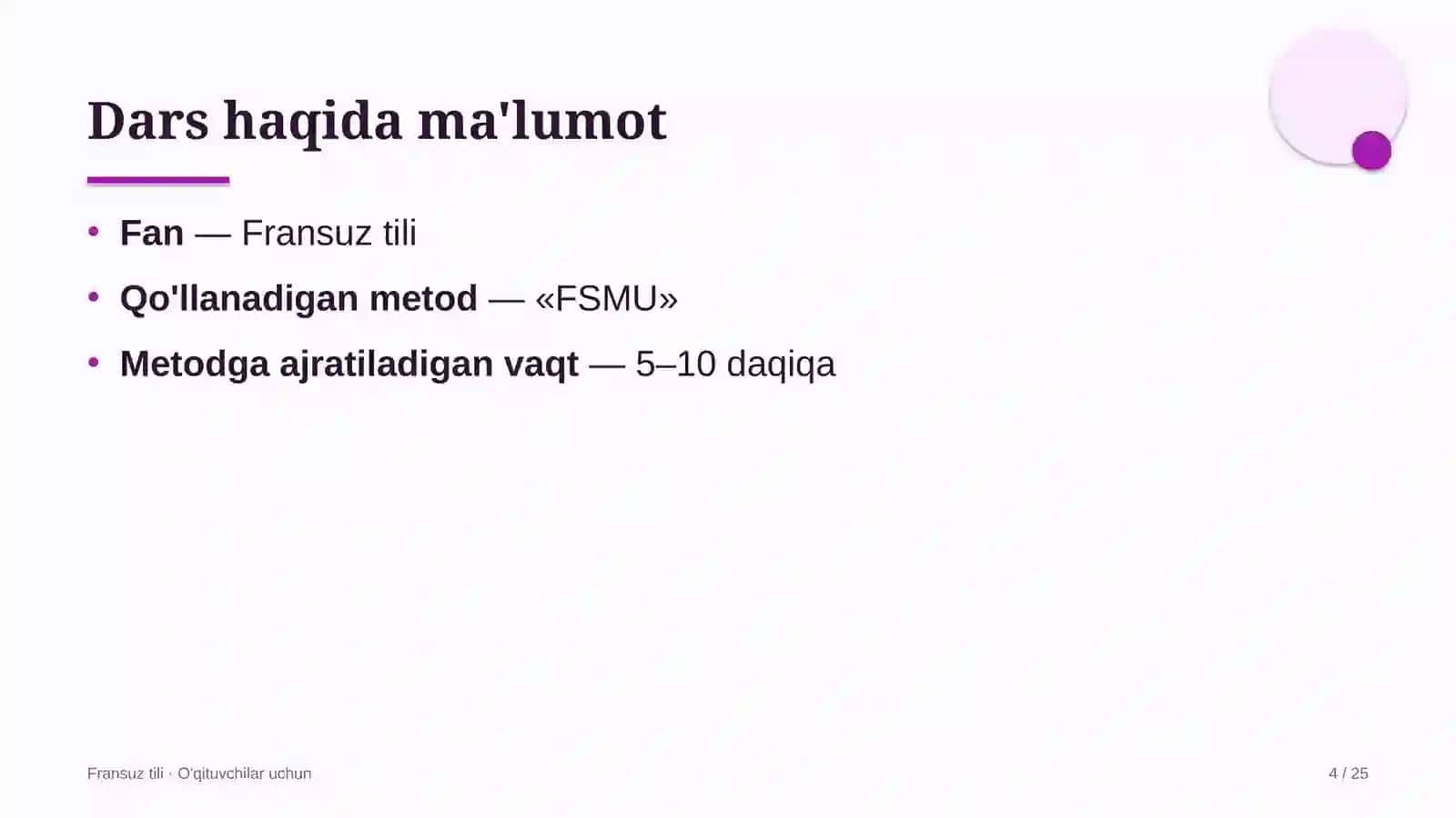 fransuz tili darslarida fsmu metodidan foydalanish 7213 4