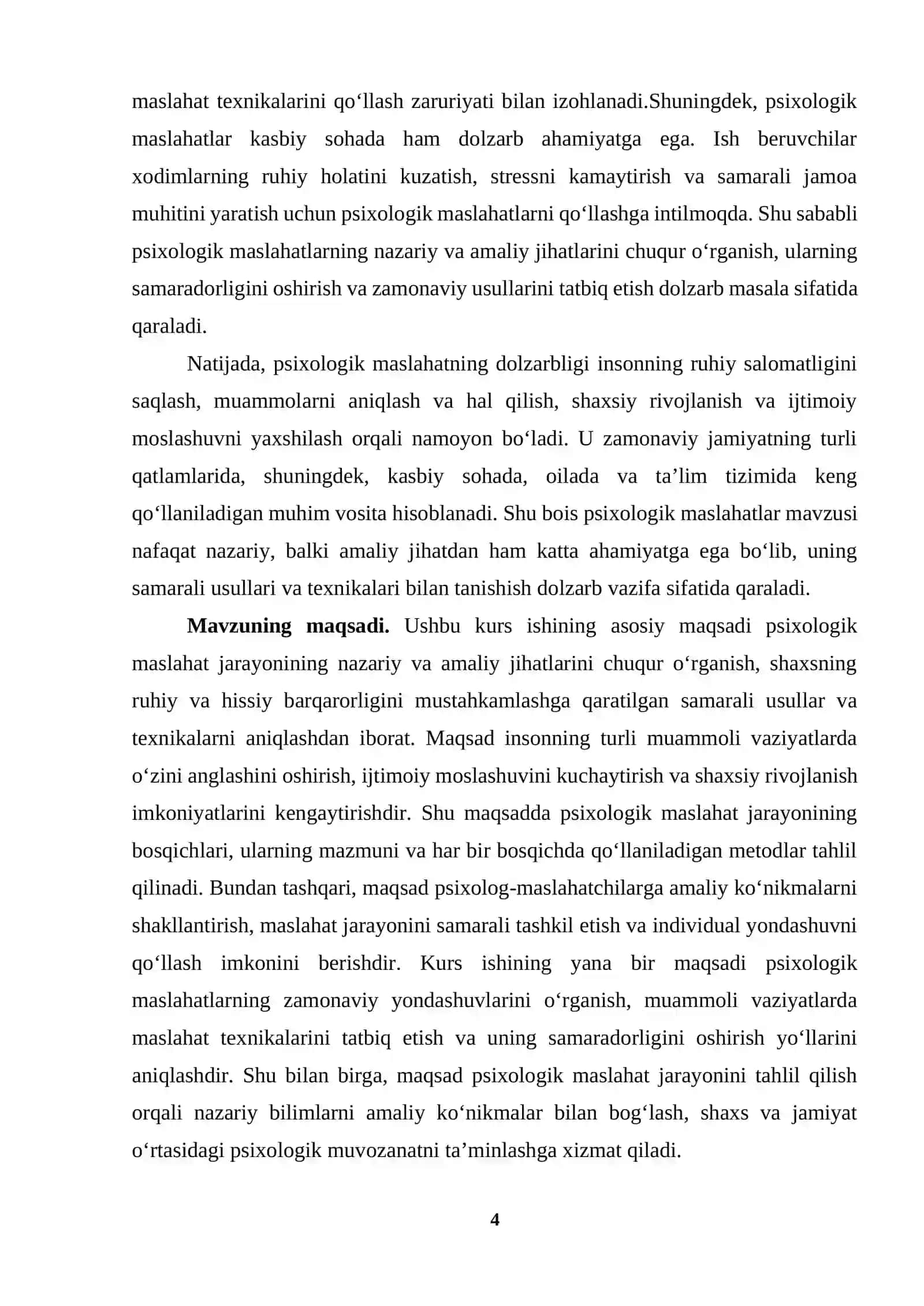 PSIXOLOGIK MASLAHAT BOSQICHLARI VA TEXNIKALARI 4