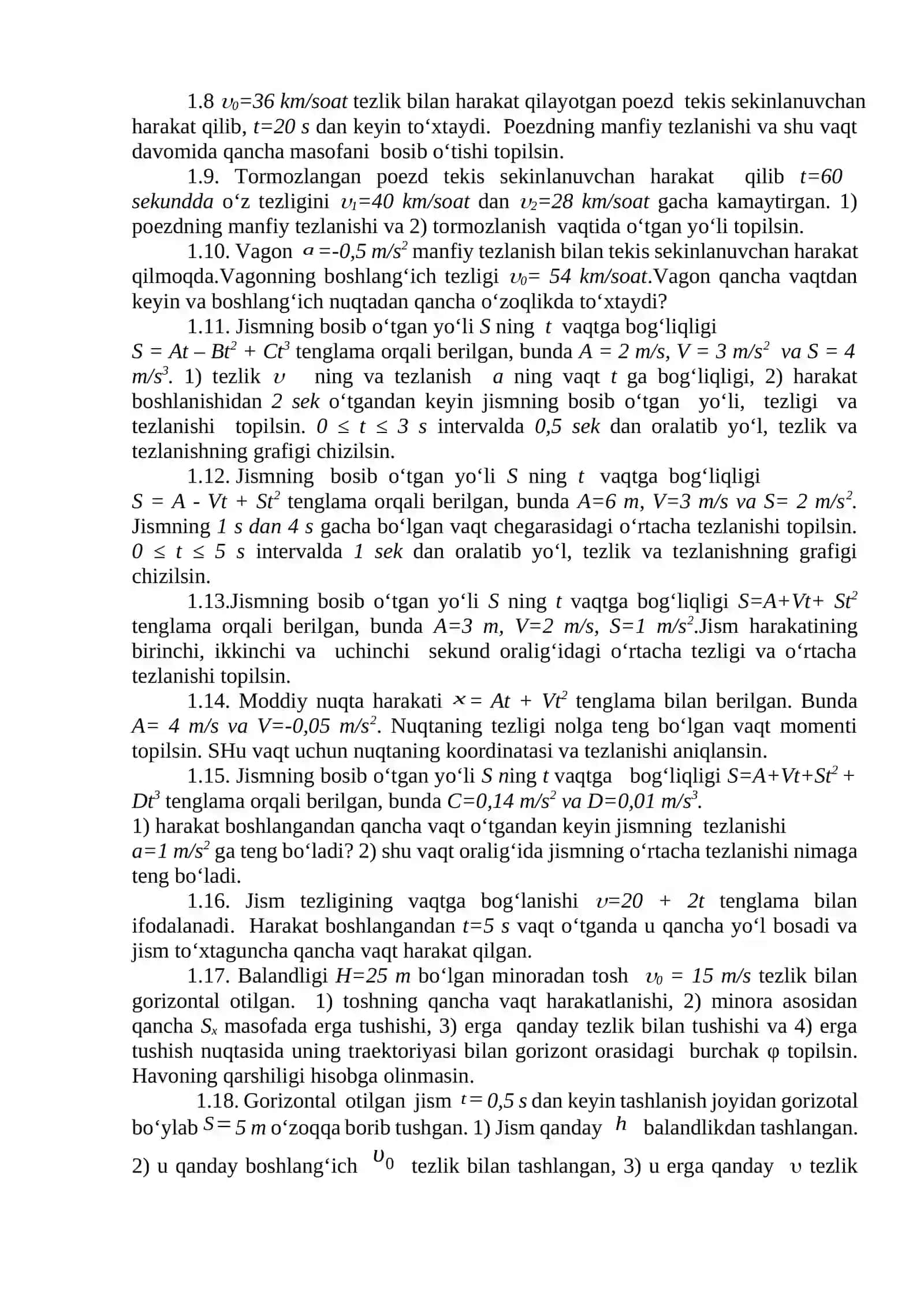 Kinematika 4