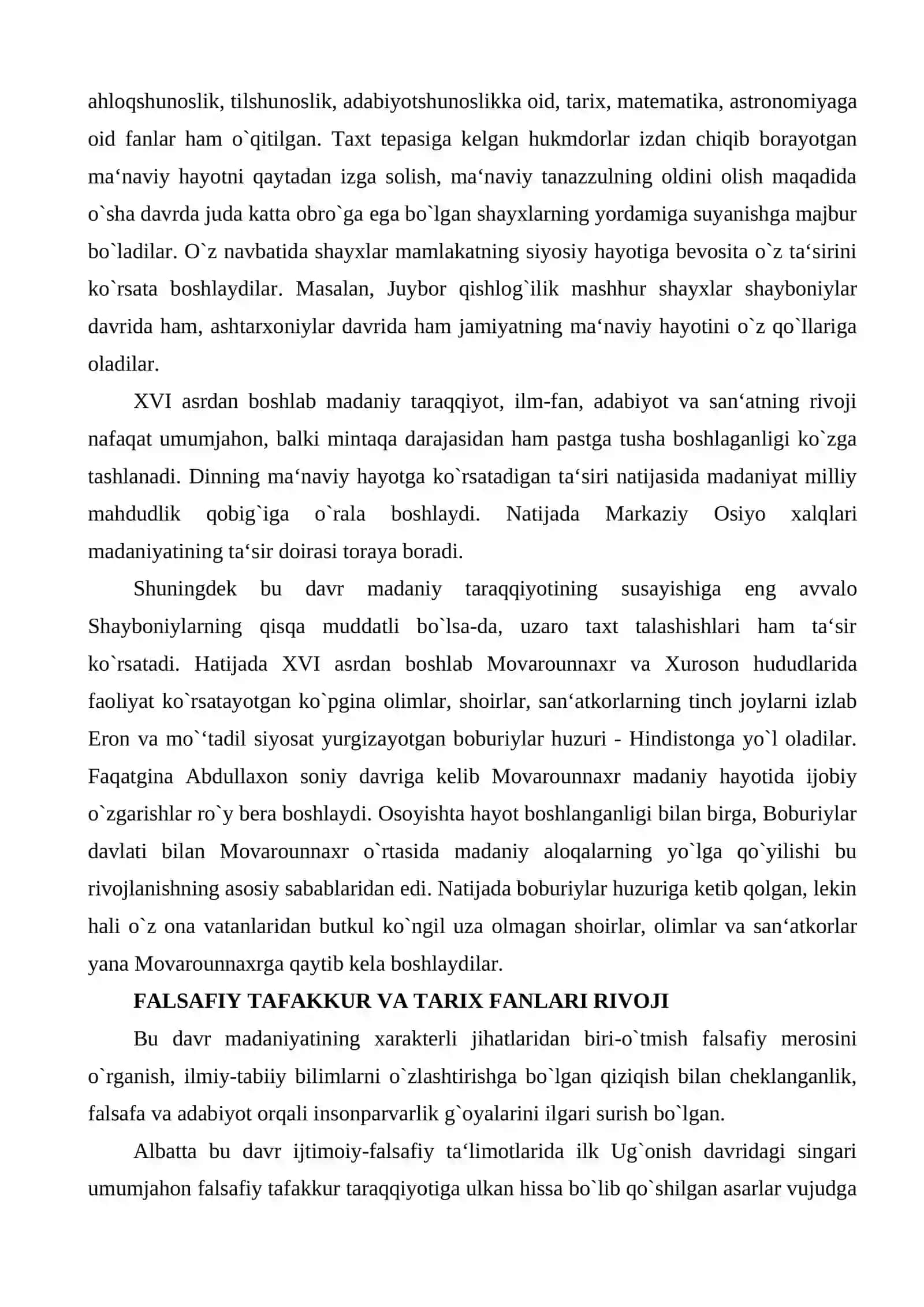 Sobiq sho`rolar saltanati davrida o`zbek milliy madaniyatidagi ziddiyatlar 4