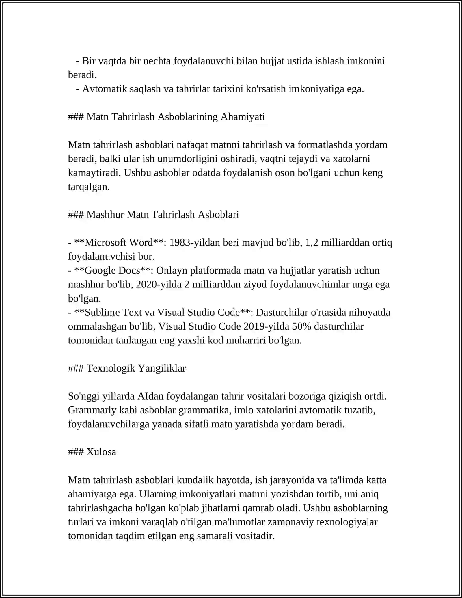 AUTO CAD DASTURIDA MATIN TAXRIRLASH PANELI VA CHIZISH ASBOBLAR PANELI 4