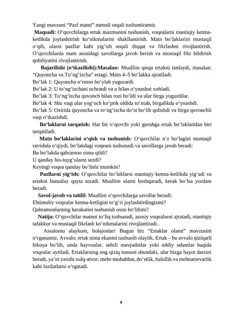 Ertaklar olami 4