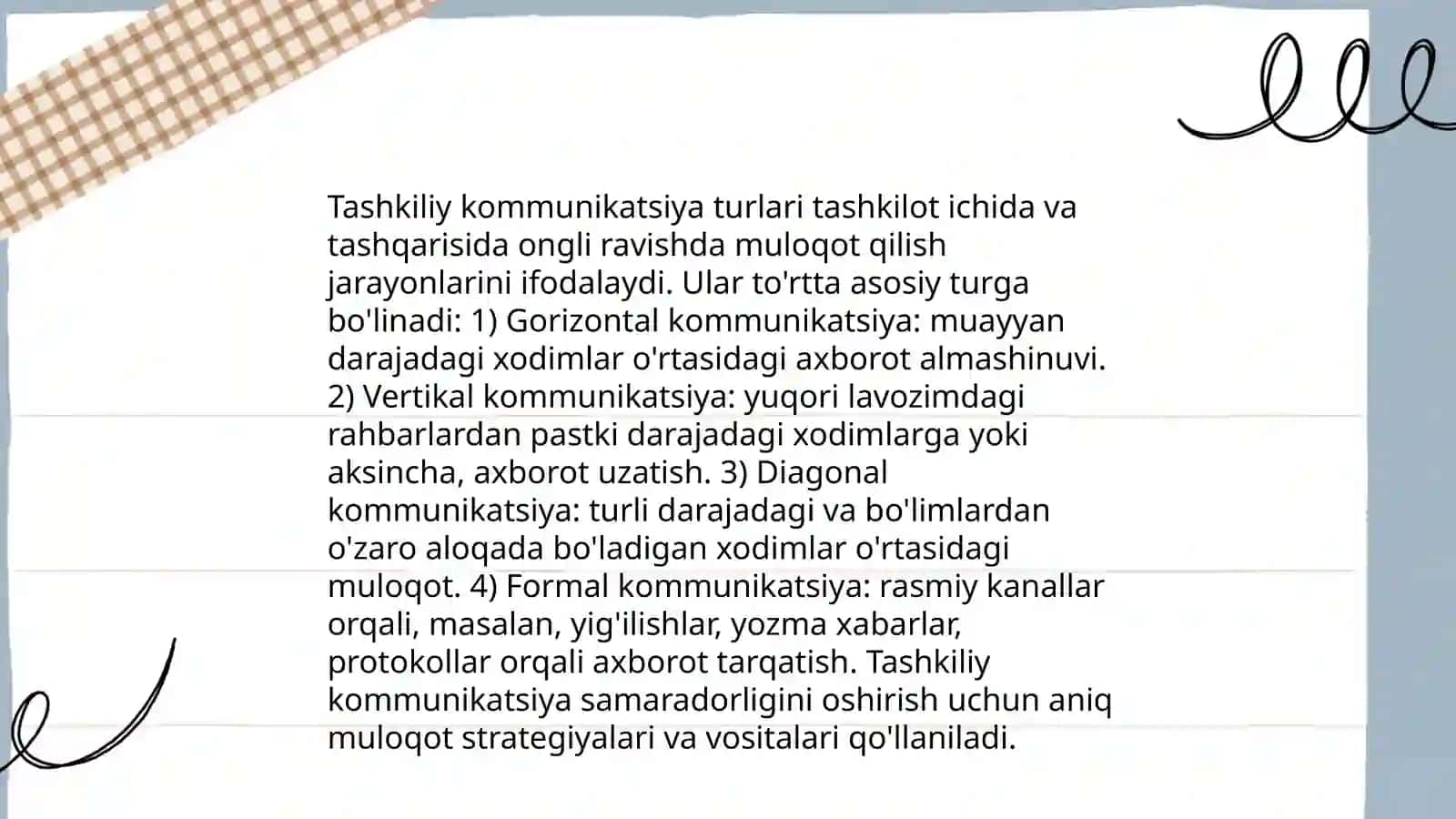 Tashkiliy komunikatsiya mohiyati 4