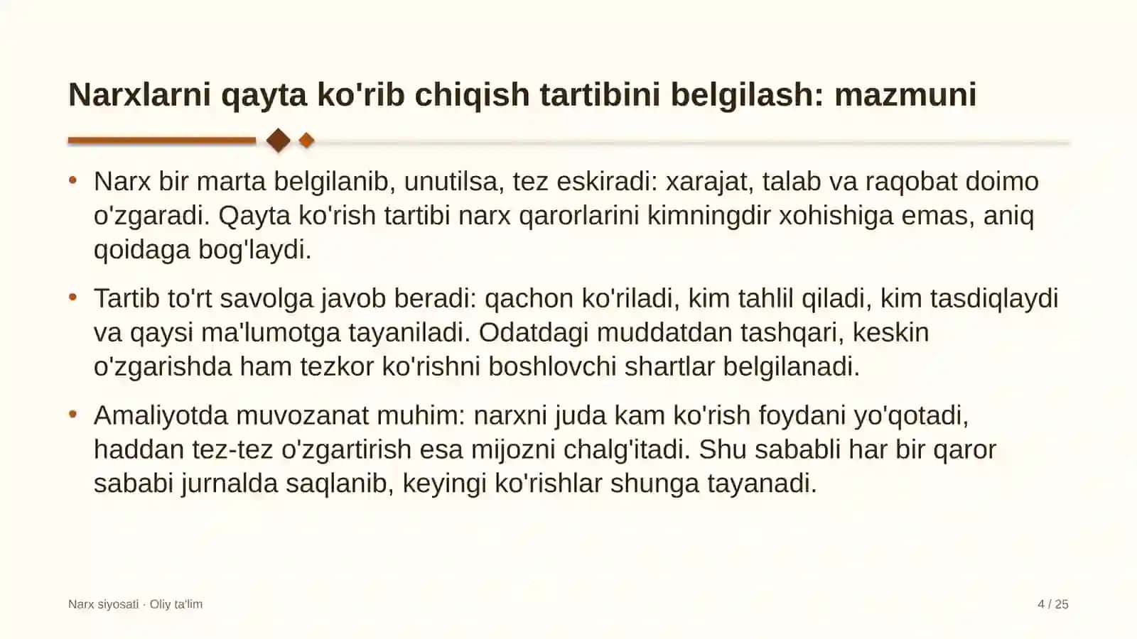 oilaviy poliklinikalarda narxlarni qayta ko'rib chiqish tartibini belgilash 6707 4