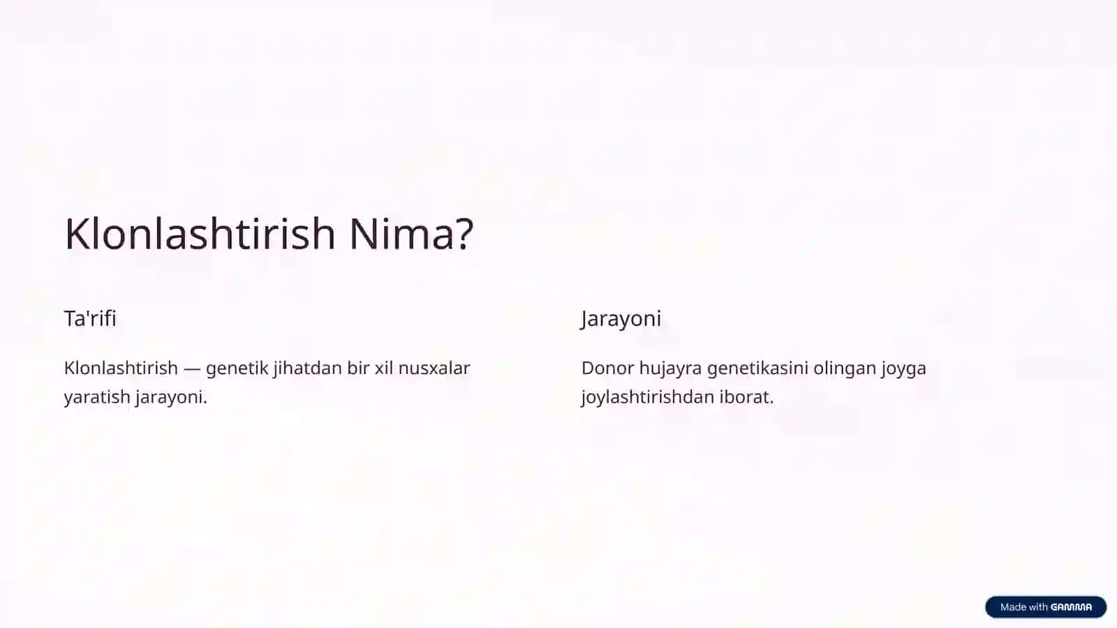 Klonlashtirish 4