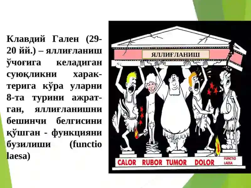 ПАТОЛОГИК ФИЗИОЛОГИЯ3-маъруза:«ЯЛЛИҒЛАНИШ ПАТОФИЗИОЛОГИЯСИ» 4
