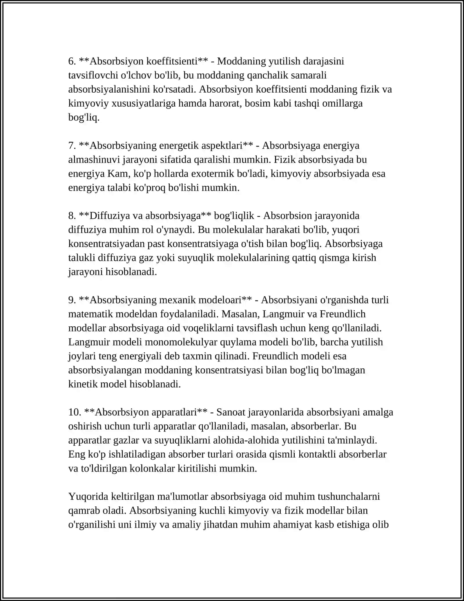 ABSORBSIYA VA ADSORBSIYA USULLARI 4