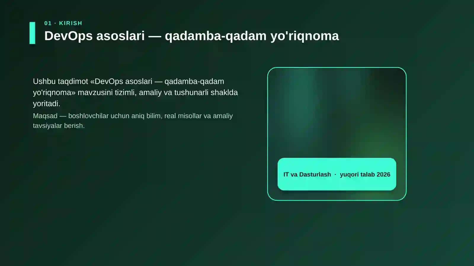 DevOps asoslari — qadamba-qadam yo'riqnoma 4