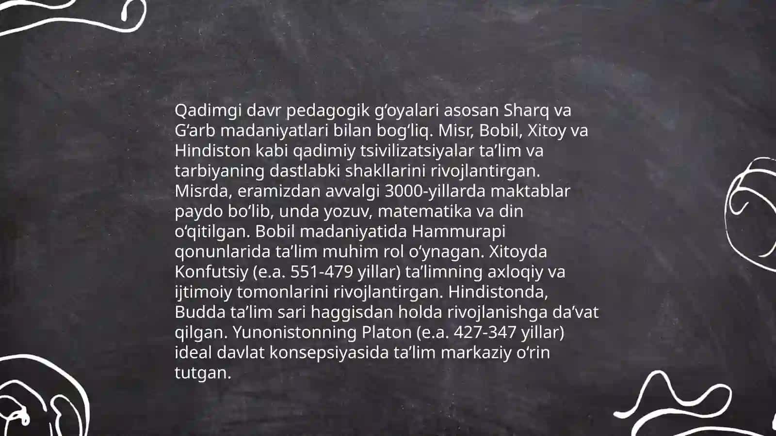 Pedagogik g‘oyalarning rivojlanish bosqichlari 4