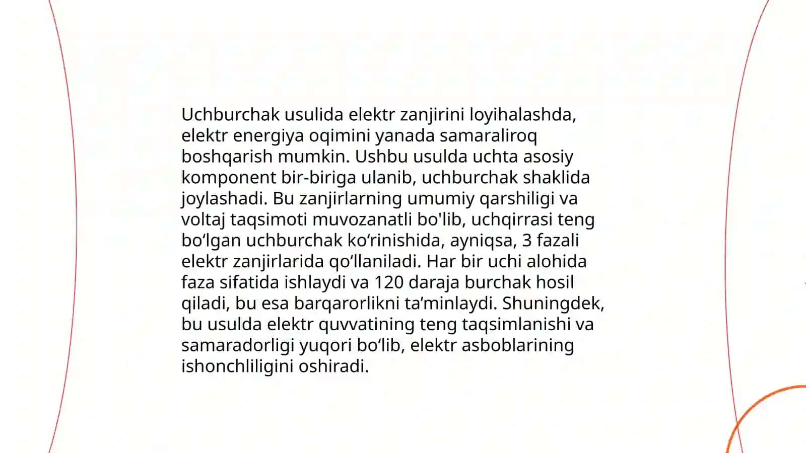 Uch fazali õzgaruvchan elektr tok zanjirlarini,,Yulduz" va,,Uchburchak" usulda yasash 4