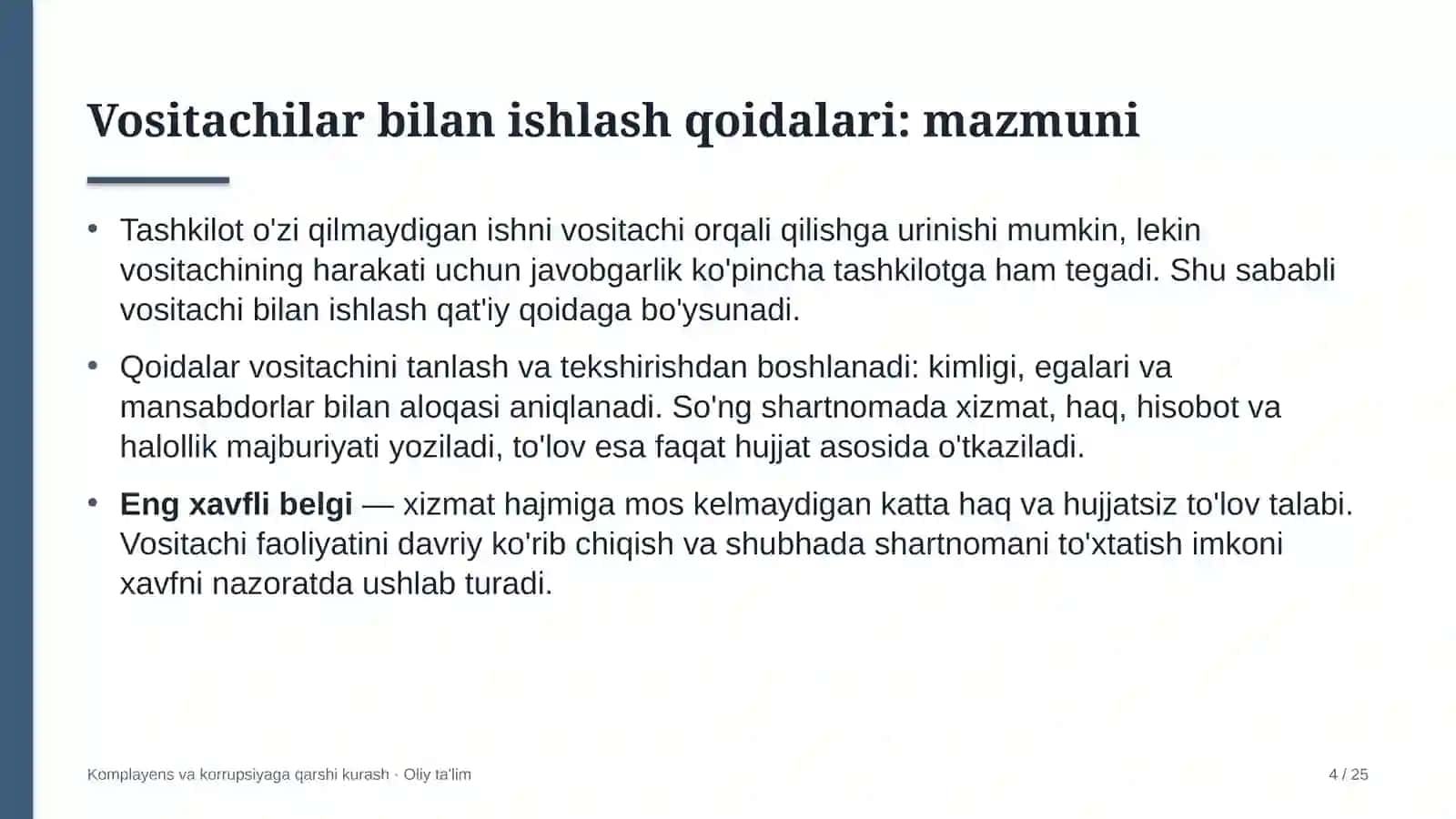 valyuta birjasida vositachilar bilan ishlash qoidalarini belgilash 9844 4