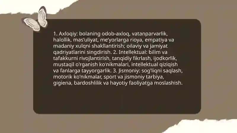 Tarbiyaning maqsad va vazifalari 4
