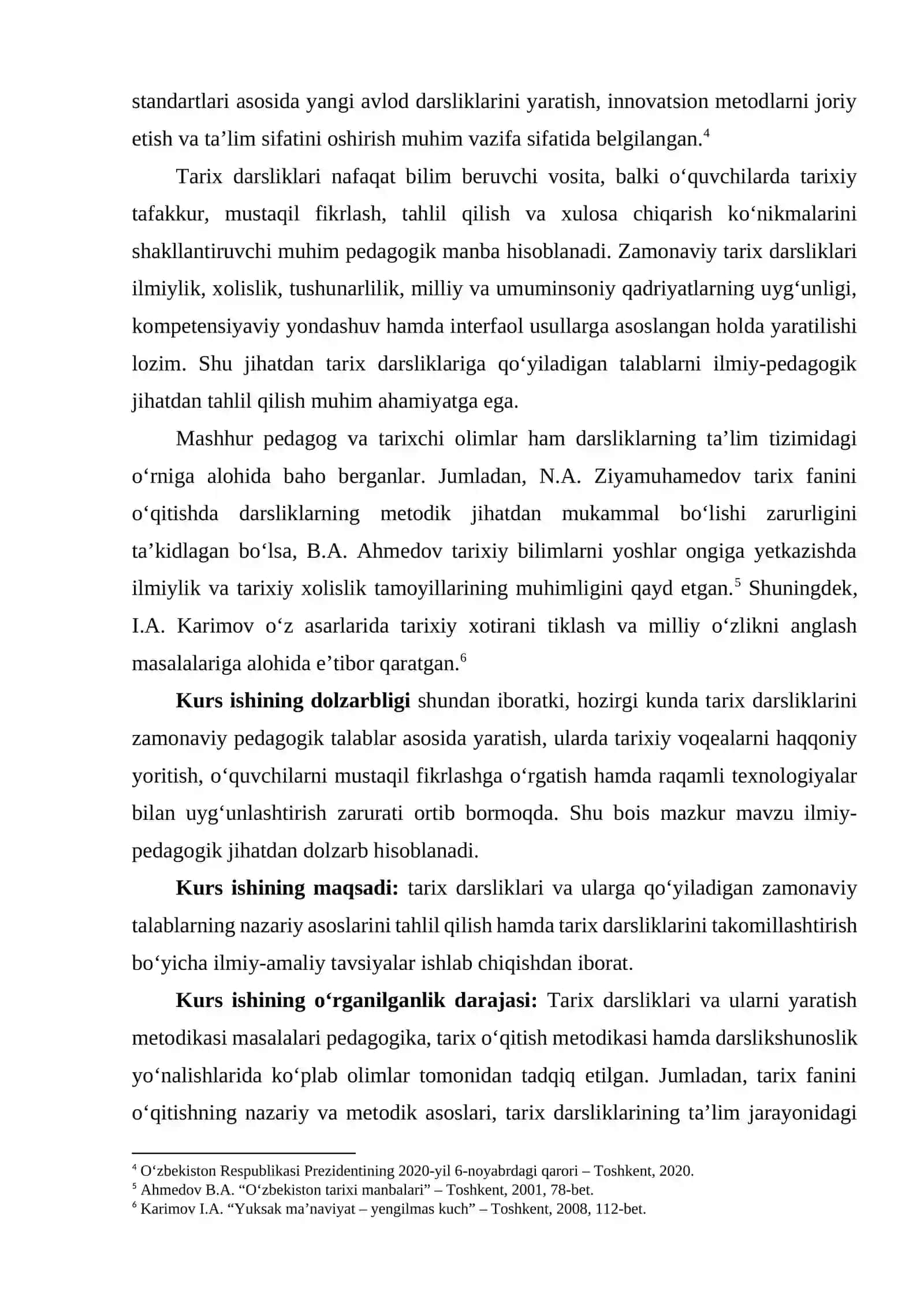 "O‘zbekiston tarixini o‘qitishda tarixiy manbalar va arxiv hujjatlaridan foydalanish (mavzu misolida)" 4