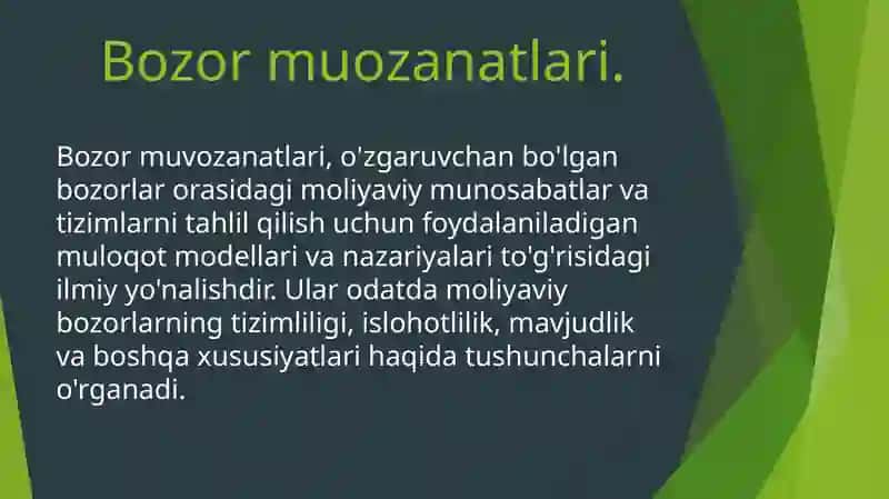 Pulning bozor muozanatlari 4