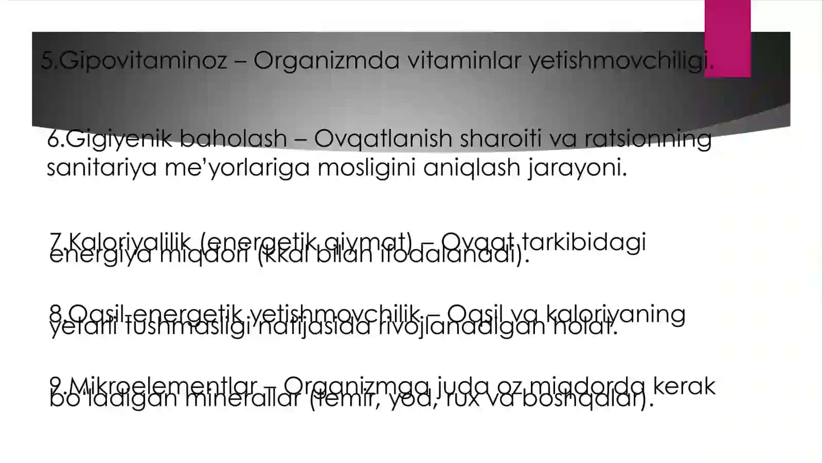 Maktabgacha yoshdagi bolalarni ovqatlanishi baxolash 4