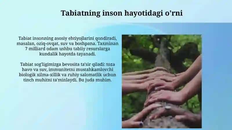Tabiat va inson 4