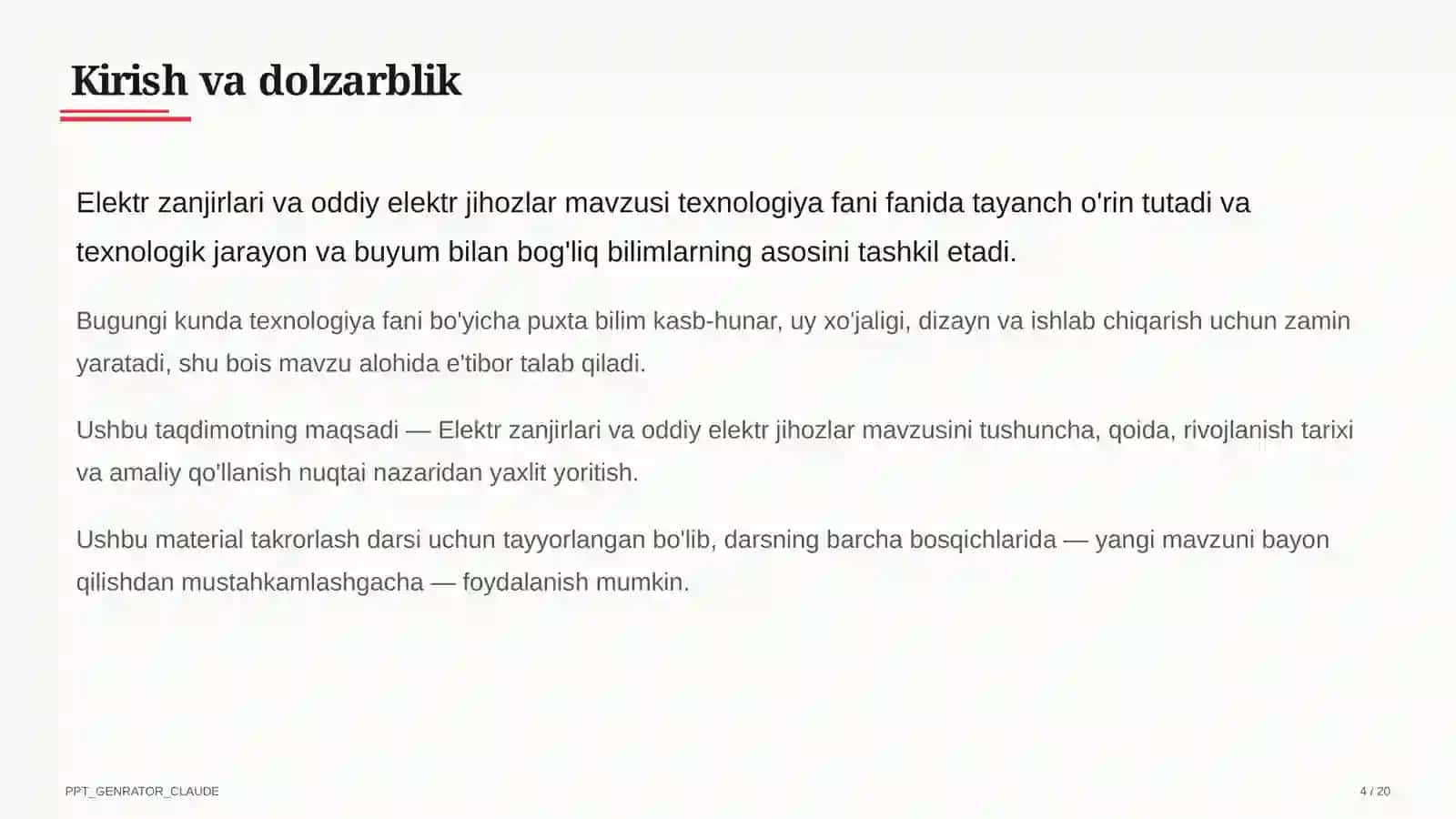 Elektr zanjirlari va oddiy elektr jihozlar (7-sinf) 4