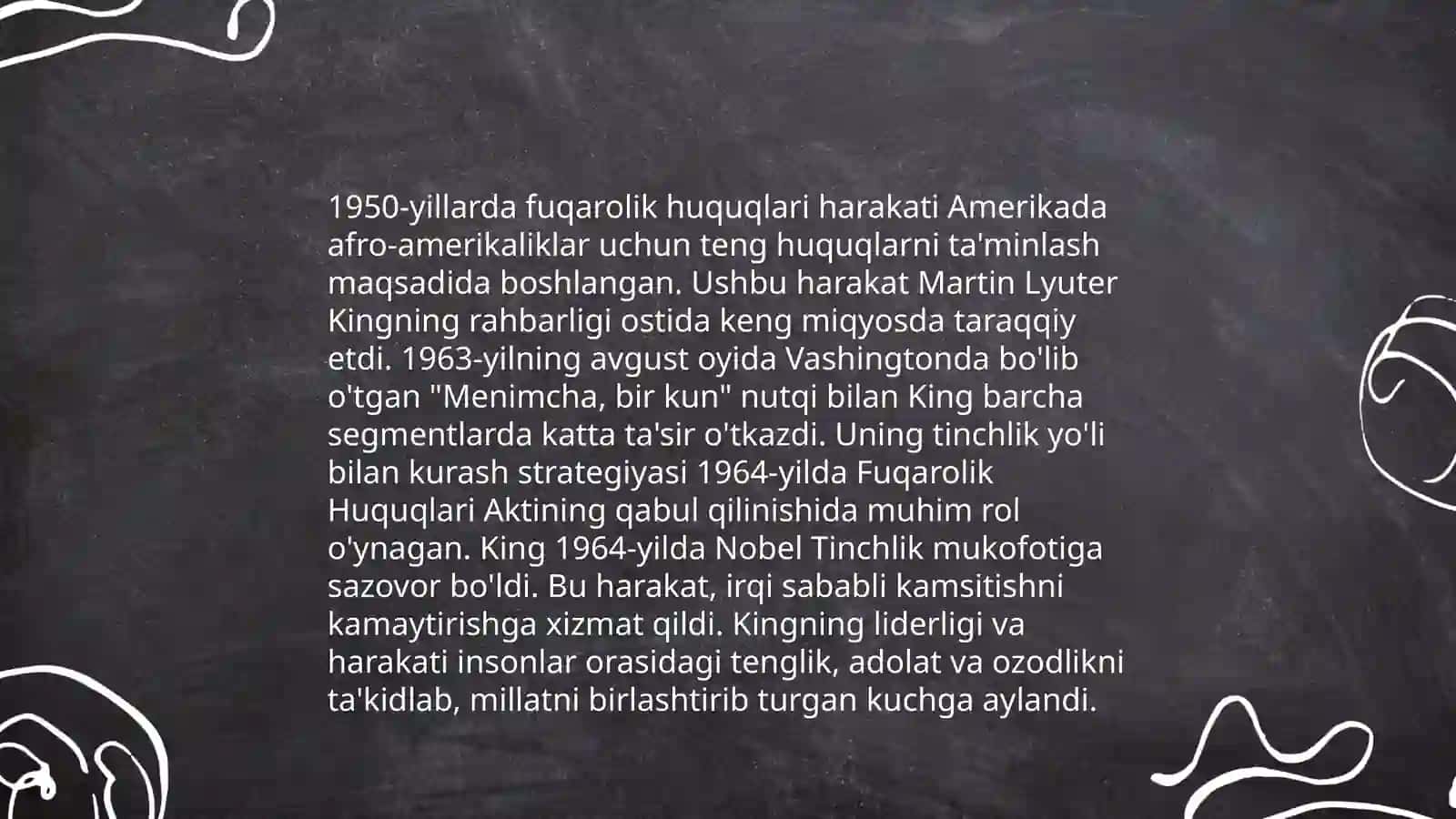 Martin Lyuter King va uning faoliyati 4