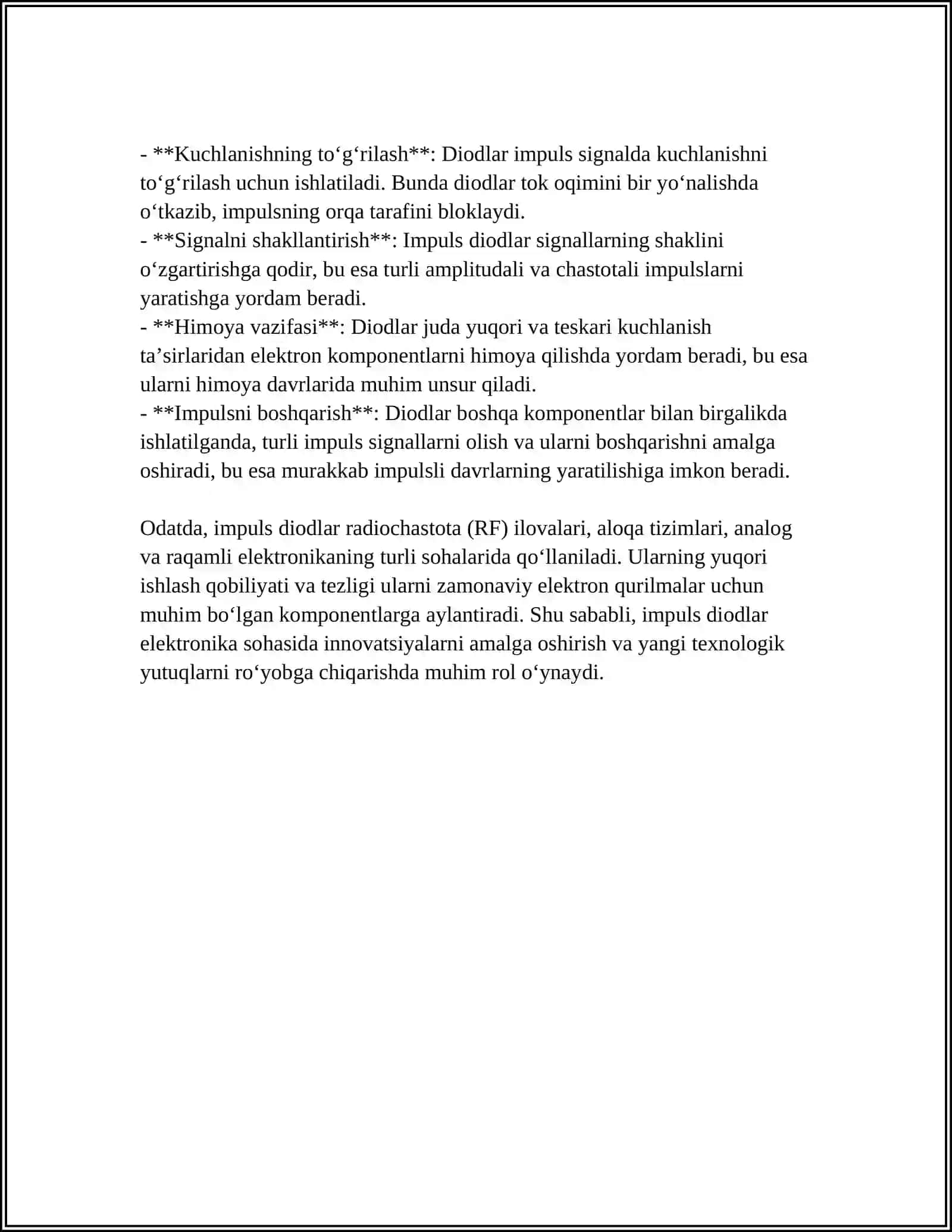 IMPULSI DIODLAR 4