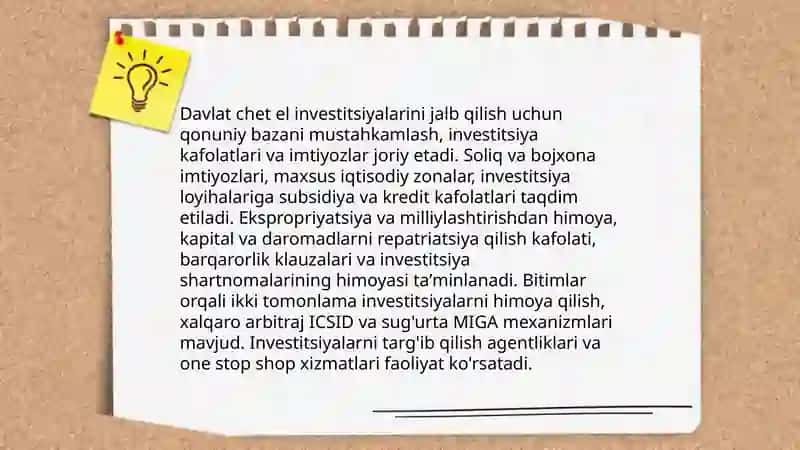 Davlat investisiya siyosatining asosiy yonalishlari 4