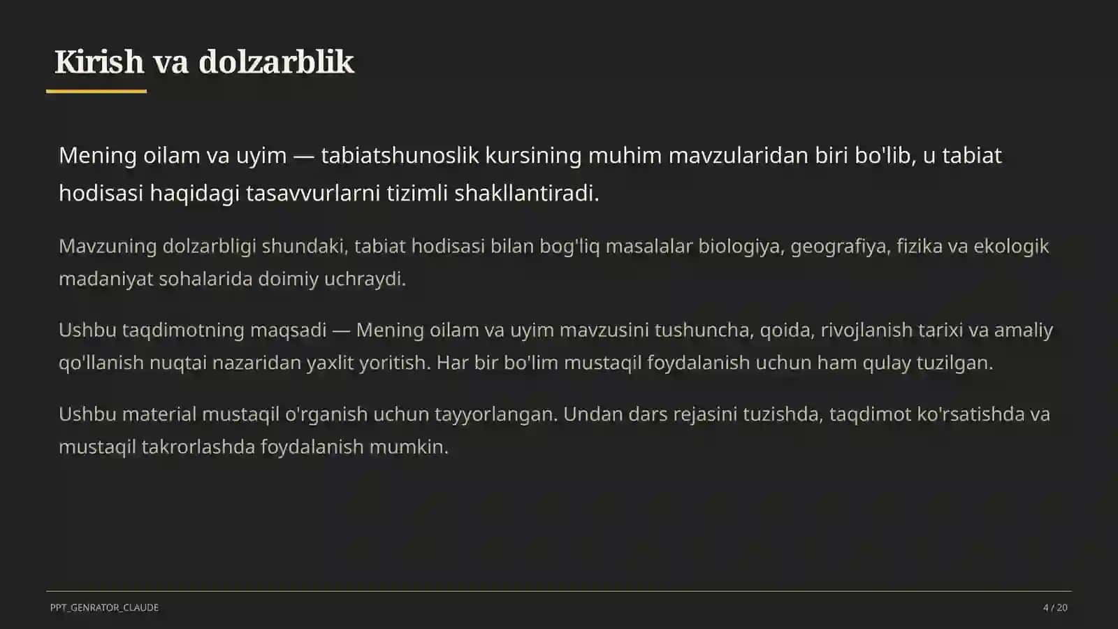 Mening oilam va uyim (1-sinf) 4
