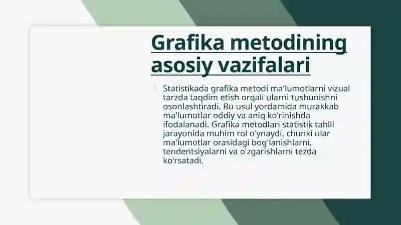 Statistikada grafika metodi 4