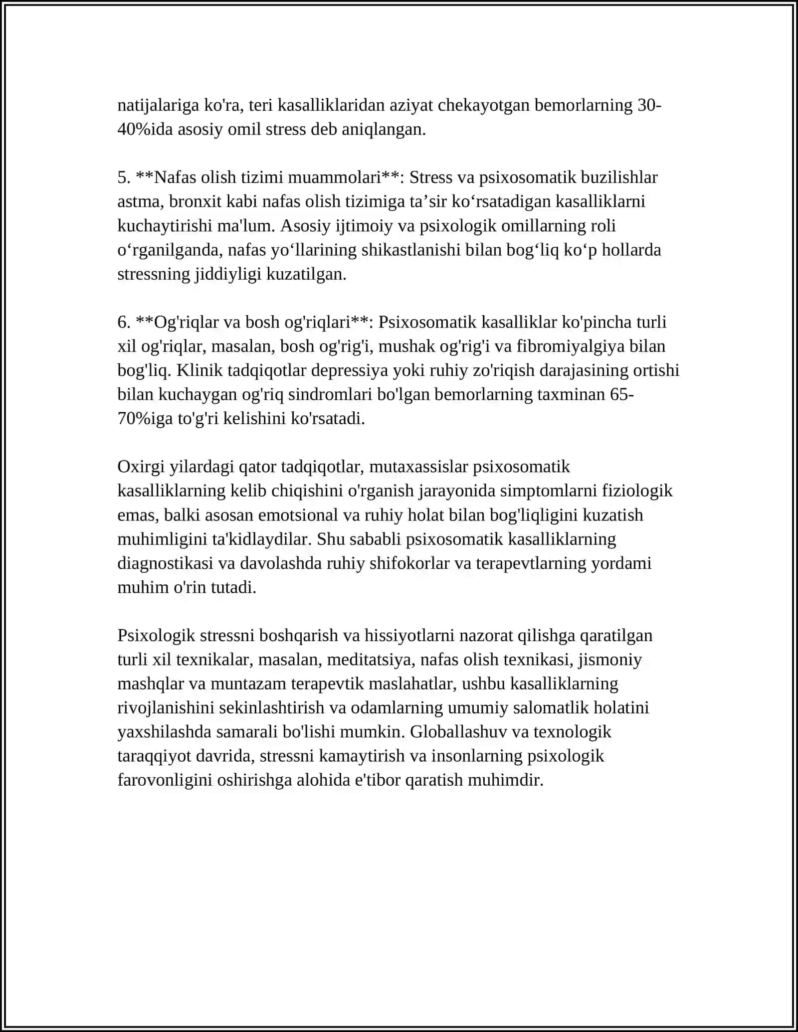 PSIXOSOMATIK METODLAR 4