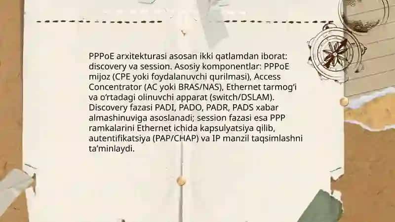 PPPoE( Point-to - Point Protocol over Ethernet) 4