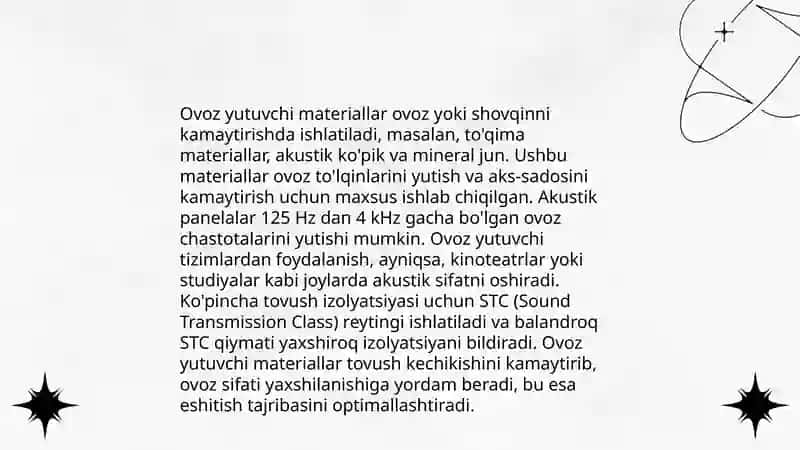 Akustik materiallar 4