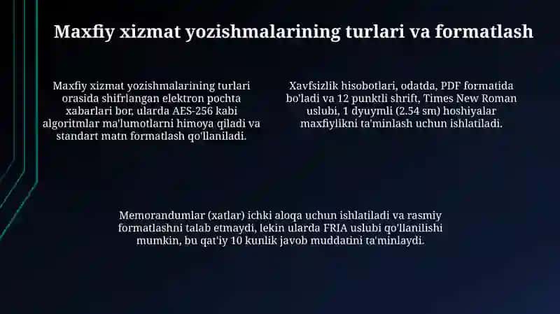 Maxfiy xizmat yozishmalari 4