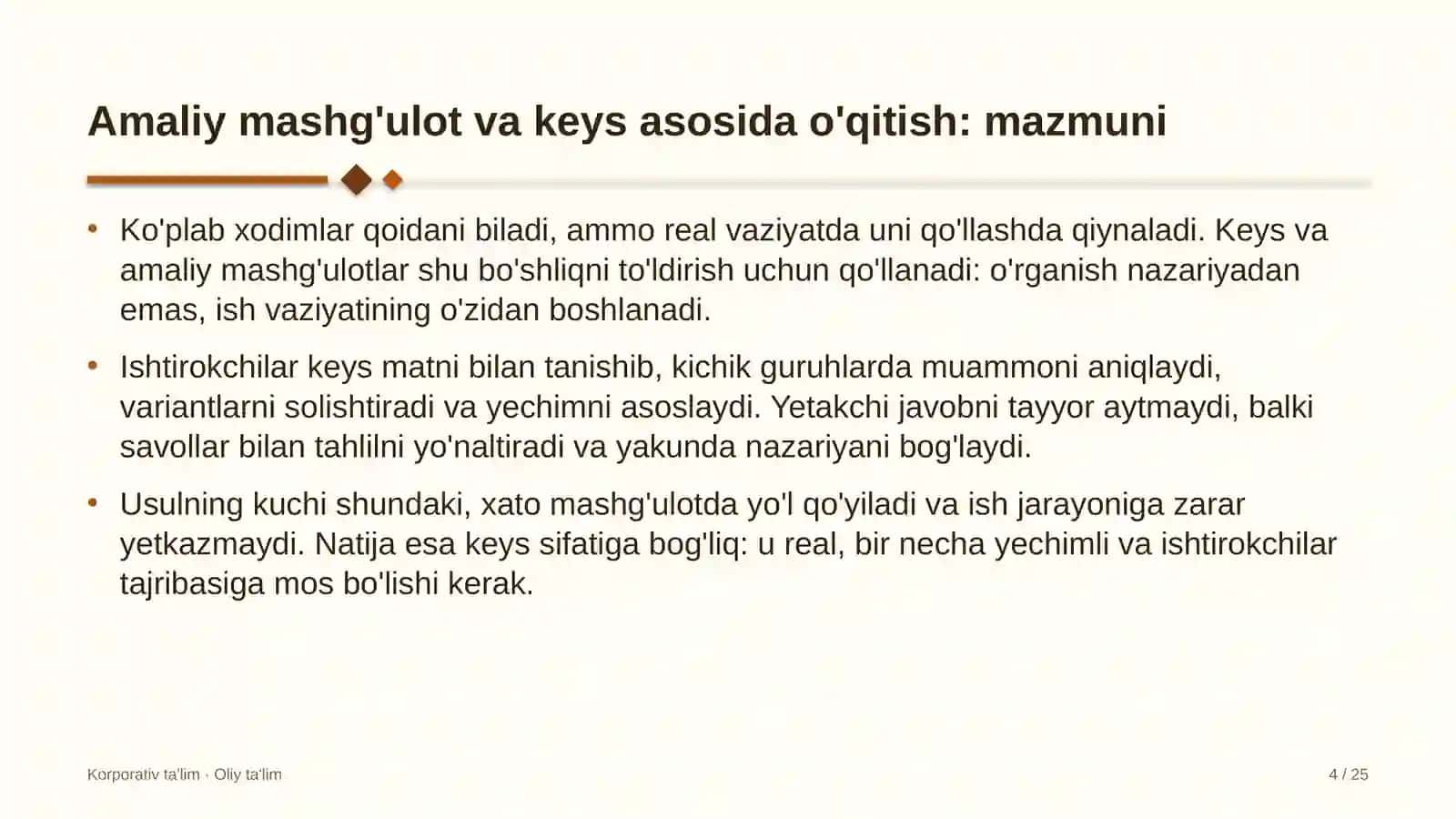 striming platformalarida amaliy mashg'ulotlar va keyslar asosida o'qitish 6311 4