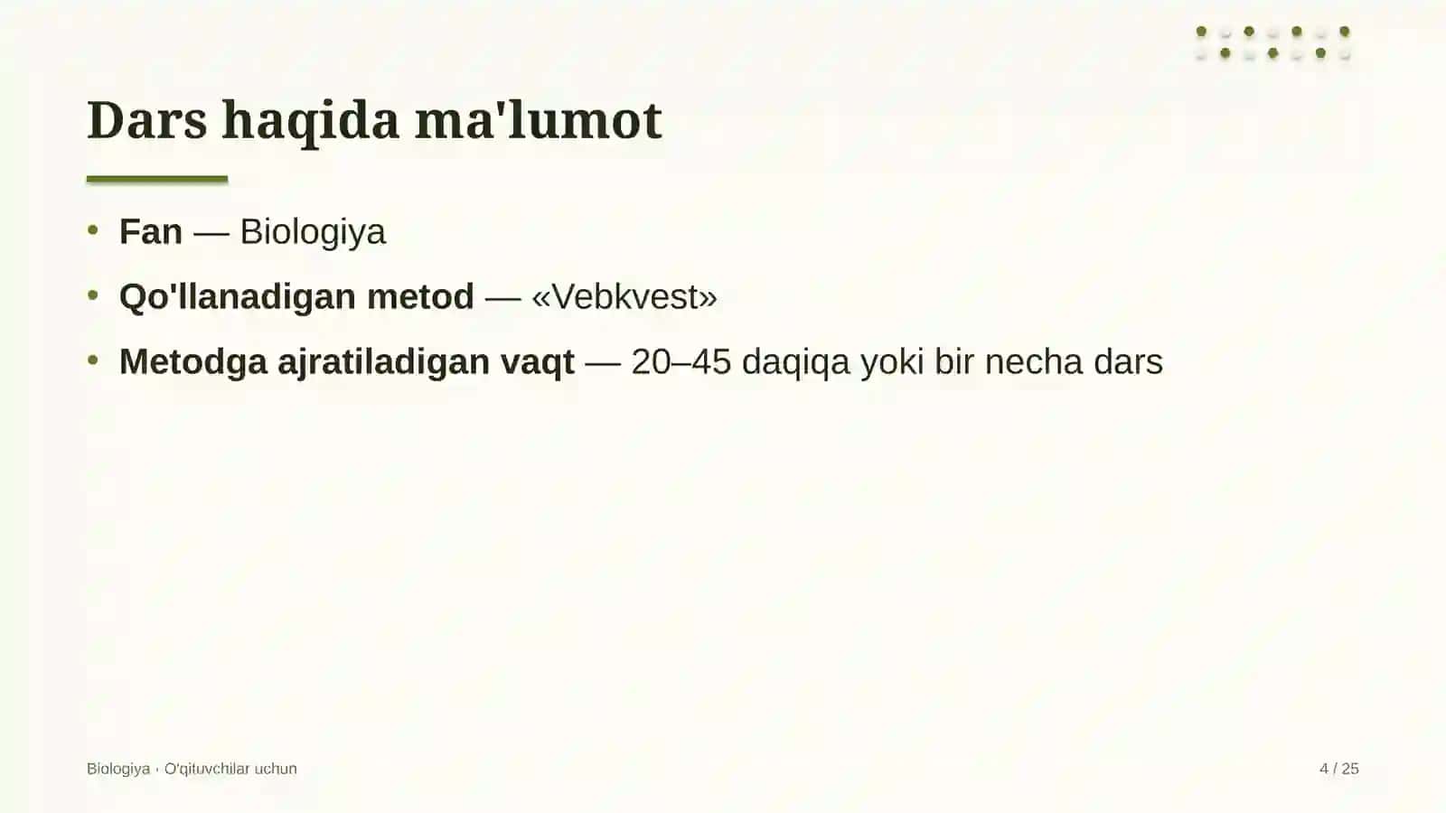 biologiya darslarida vebkvest metodidan foydalanish 2557 4