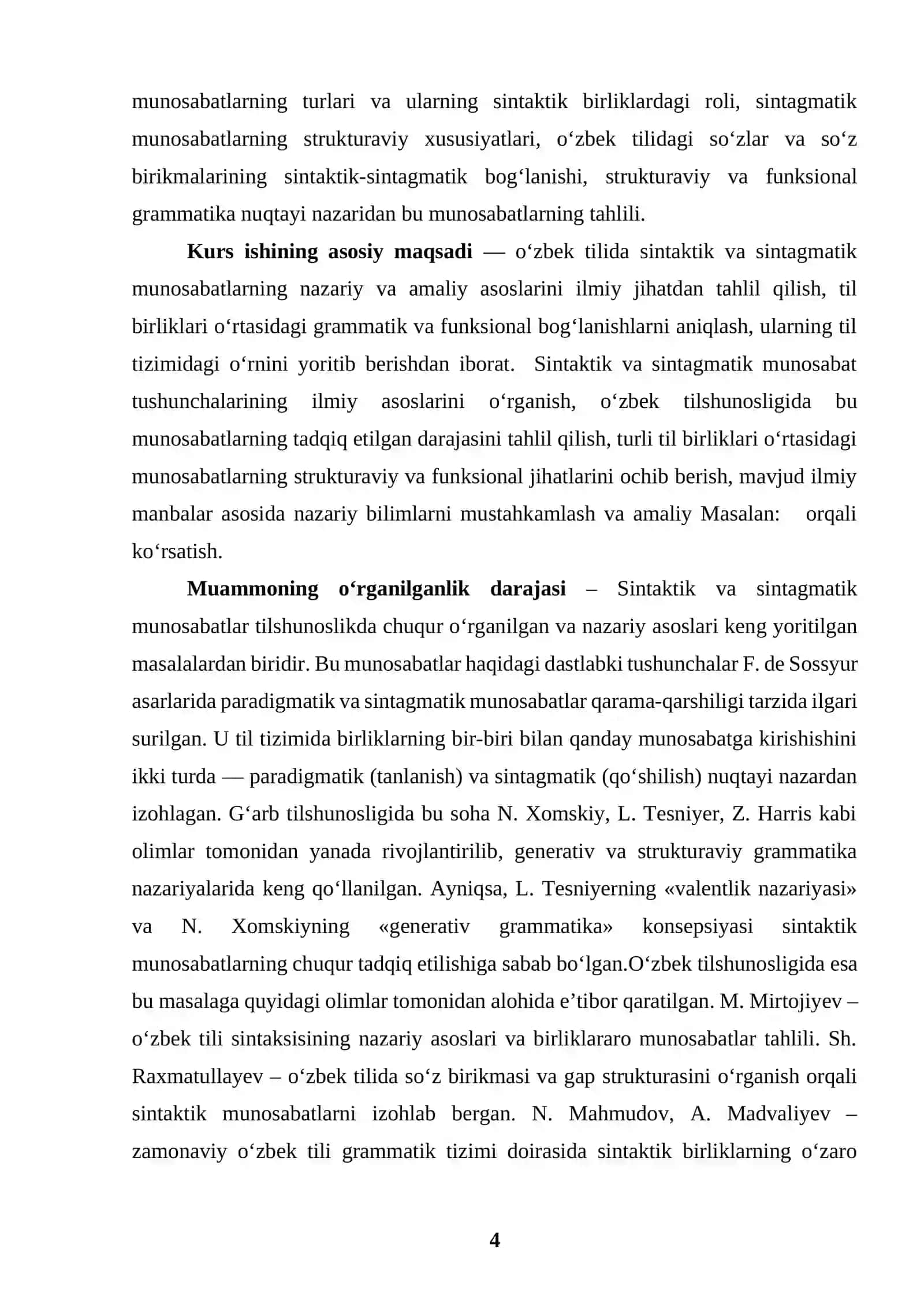 Sintaktik va sintagmatik munosabat 4