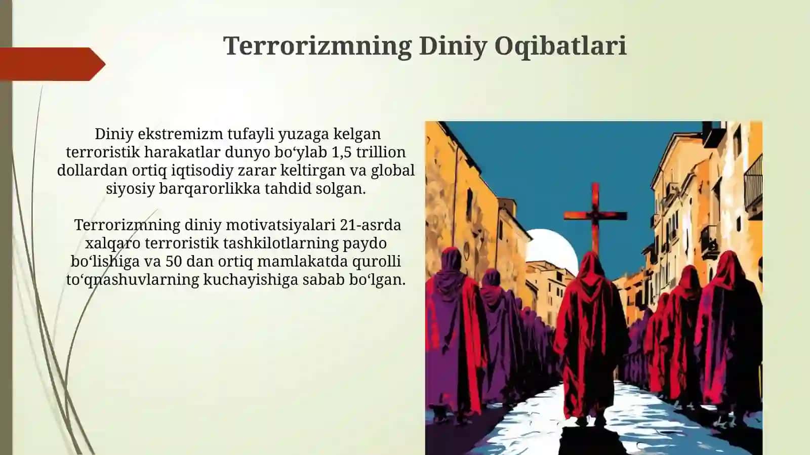 Diniy fanatizm, radikalizm va terrorizmning tarixi va yoʻnalishlari 4