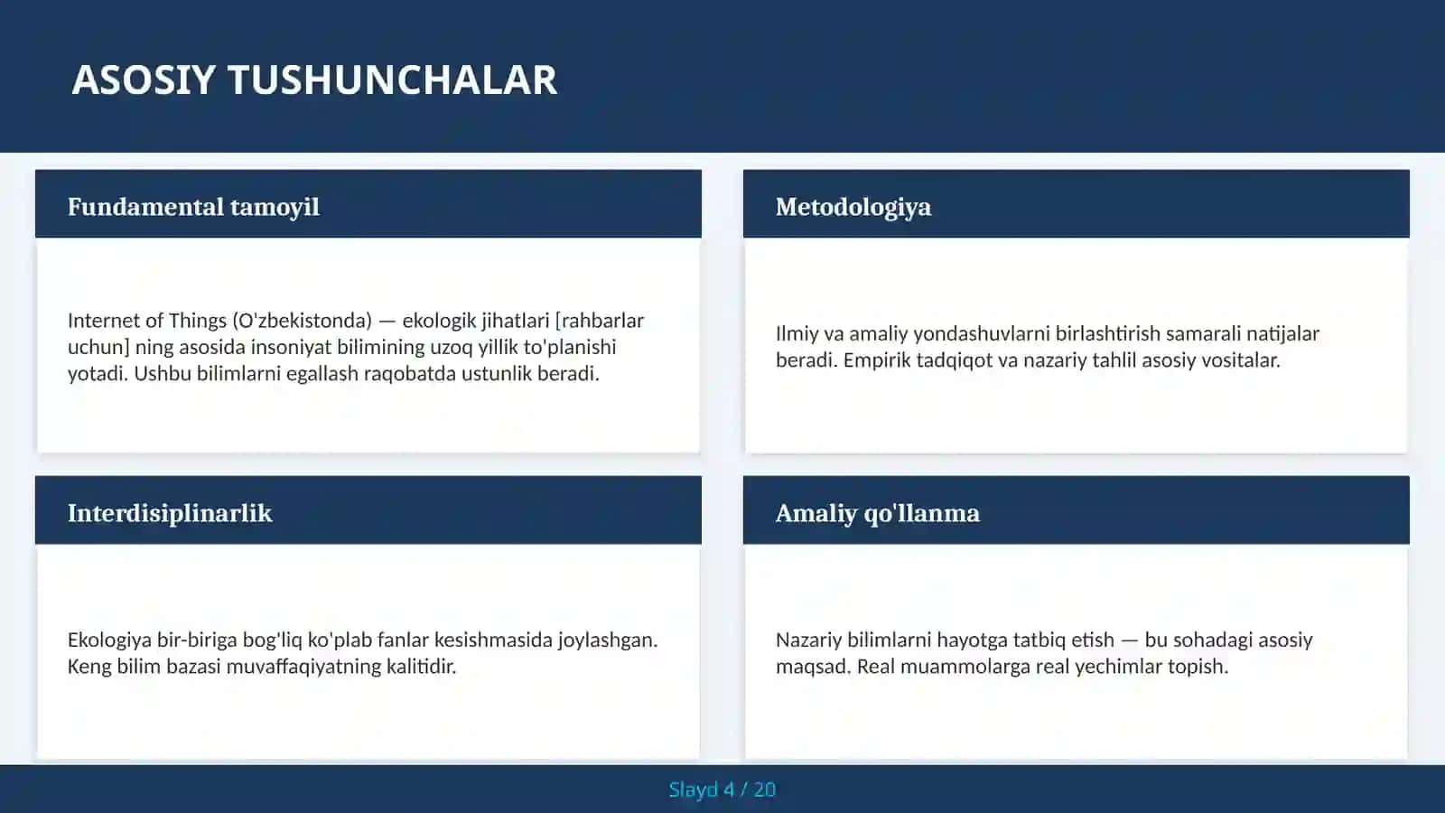 Internet of Things (O'zbekistonda) — ekologik jihatlari [rahbarlar uchun] 4