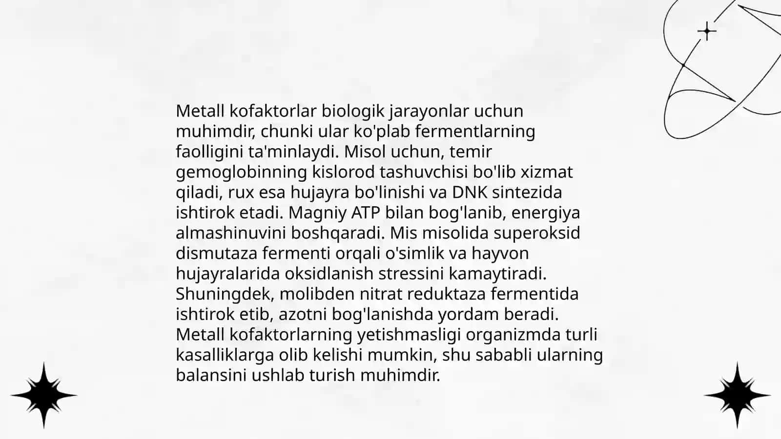 Metall kofaktorlar 4