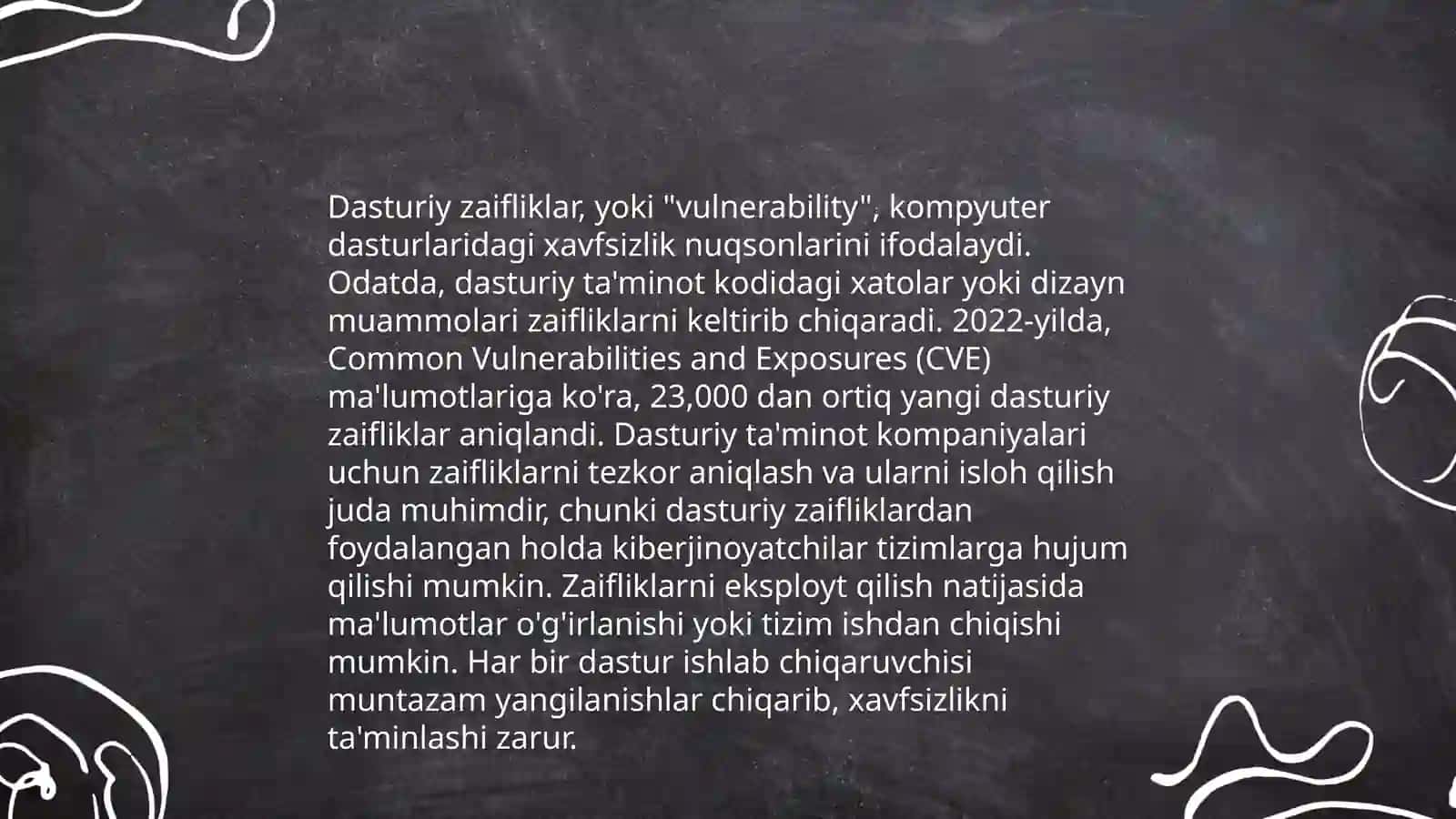 Axborot xavfsizligining taxdidlari 4
